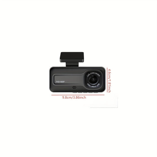 Dual-Lens HD Car Dashcam (1080P + 720P)