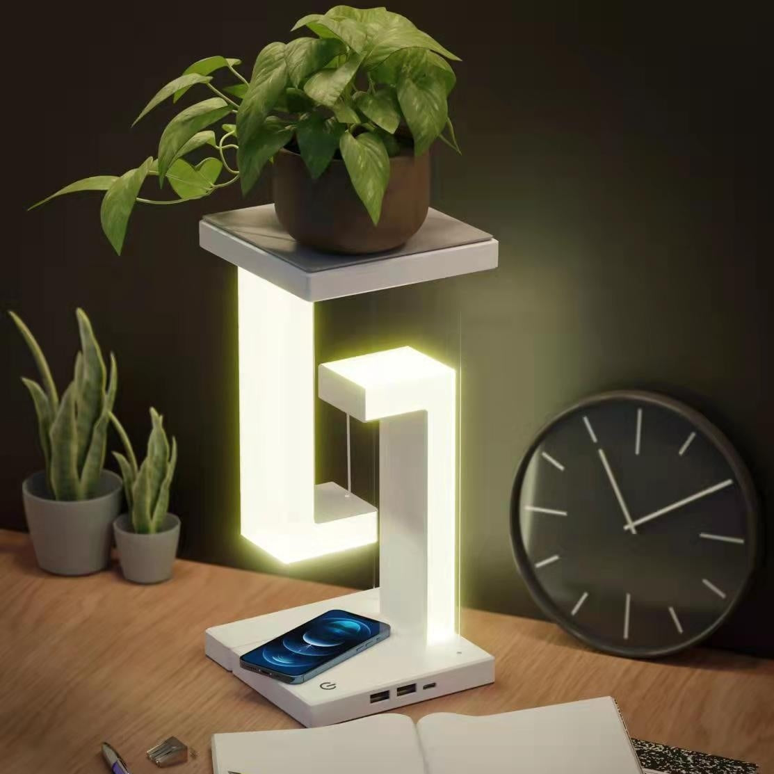Creative Wireless Charging Floating Table Lamp –