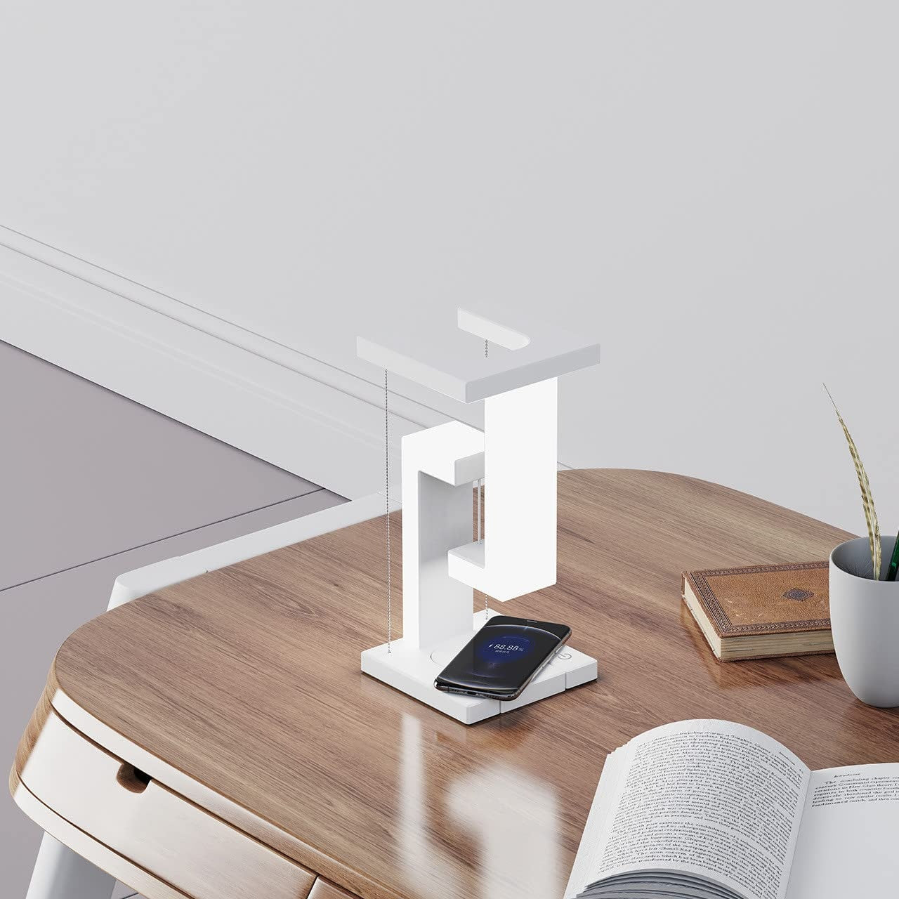 Creative Wireless Charging Floating Table Lamp –