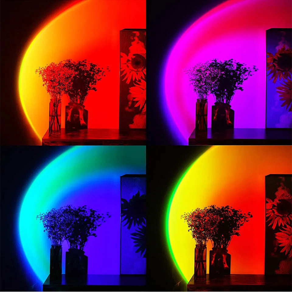 Smart Sunset Lamp – Ambient LED Night Light