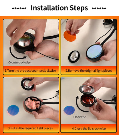 Smart Sunset Lamp – Ambient LED Night Light