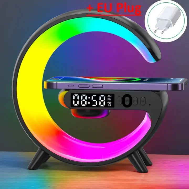 Mini Wireless Charging Lamp Speaker